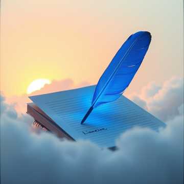 Mực Xanh Nghiêng Nhẹ